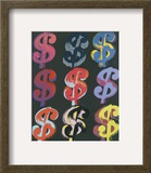 $9, c.1982 (on black) Posters by Andy Warhol