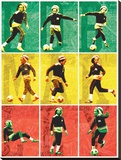 Bob Marley-Football Reproduction transférée sur toile