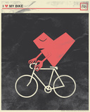 Hero Design Studio - I Heart My Bike - Serigrafi Hero Design Studio - I Heart My Bike - Serigrafi