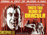 Wie schmeckt das Blut von Dracula Blechschild
