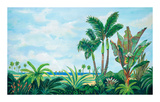 Barbados Palms Edition limitée par Valerie Johnson