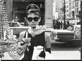 Audrey Hepburn-Window Reproduction transférée sur toile