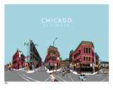 Chicago Serigraph by Hero Design Studio 