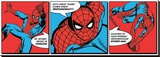 Spider-Man-Triptych Reproduction transférée sur toile