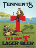 Tennents T Blechschild