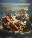 Mars Désarmé par Vénus Premium Giclee Print by Jacques-Louis David