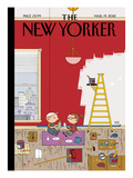 The New Yorker Cover - March 19, 2012 Giclee-trykk av Ivan Brunetti