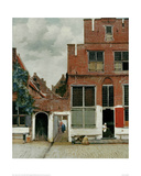 Street in Delft Giclee Print by Johannes Vermeer