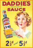 Daddies Sauce Plakietka emaliowana