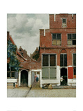 Street in Delft Giclee-vedos tekijänä Johannes Vermeer