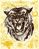 Easy Tiger Serigrafía por Hero Design