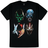 The Avengers - 4 Square T-Shirts