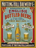 Nottinghill Brewery Plaque en métal