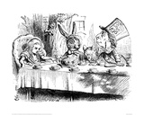 The Mad Hatter's Tea Party Giclee Print by Sir John Tenniel