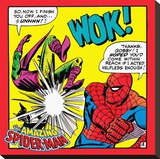 Spider-Man-Red Stretched Canvas Print