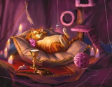 Shrek: Puss in Boots Relaxing on Pillow Limitierte Auflage