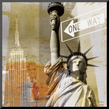 New York II Mounted Print by Gery Luger