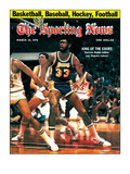 Los Angeles Lakers' Kareem Abdul-Jabbar - March 25, 1978 Print