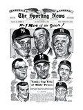 Men of the Year Roger Maris, Warren Spahn, Ralph Houk and more - January 3, 1962 Poster
