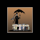 Gashlycrumb Tinies Reprodukcja z passe-partout autor Edward Gorey