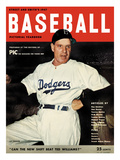 Brooklyn Dodgers Manager Leo Durocher - 1947 Street and Smith's Print
