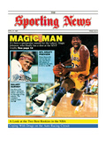 Los Angeles Lakers' Magic Johnson - April 27, 1987 Photo