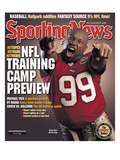 Tampa Bay Buccaneers DT Warren Sapp - July 21, 2003 Photographic Print