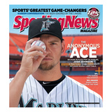 Florida Marlins Pitcher Josh Johnson - May 23, 2011 Prints