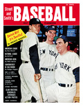 New York Yankees Mickey Mantle, Don Larson & Yogi Berra - 1957 Street and Smith Posters