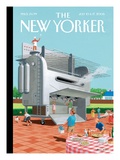 The New Yorker Cover - July 10, 2006 Premium Giclee Print by Bruce McCall