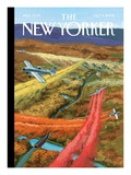 The New Yorker Cover - October 9, 2006 Premium Giclee Print by Bruce McCall