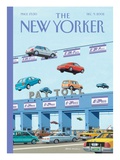The New Yorker Cover - December 9, 2002 Premium Giclee Print by Bruce McCall