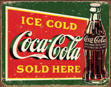 Coke – Ice Cold Green Blikskilt