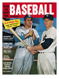 New York's Mickey Mantle and Brooklyn's Duke Snider - 1956 Street and Smith's Poster