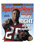 Atlanta Falcons RB Warrick Dunn - The Good Guys - July 8, 2005 Photographic Print