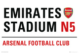 Arsenal-Street Sign Foto