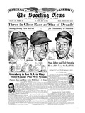Ted Williams, Stan Musial and Joe DiMaggio - July 4, 1956 Posters