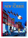 The New Yorker Cover - December 8, 1997 Premium Giclee Print by Bruce McCall