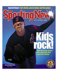 Cleveland Indians Pitcher C.C. Sabathia - August 27, 2001 Prints