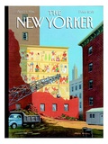 The New Yorker Cover - April 1, 1996 Premium Giclee Print by Bruce McCall