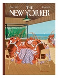 The New Yorker Cover - August 4, 1997 Premium Giclee Print by Bruce McCall