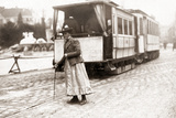 A Switchwoman in Munich, 1910 Photographic Print by Scherl 