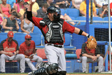 Dunedin, FL - March 02: Toronto Blue Jays Photo Day - Yunel Escobar Photographic Print by Jonathan Ferrey