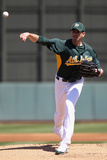Phoenix, AZ - March 20: Chicago Cubs v Oakland Athletics - Kurt Suzuki Photographic Print by Christian Petersen