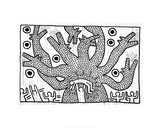 Untitled, 1982 Lámina giclée por Keith Haring