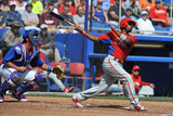 Dunedin, Fl - March 6: Philadelphia Phillies v Toronto Blue Jays - Jimmy Rollins Photographic Print by Al Messerschmidt