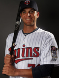 Fort Myers, FL - February 26: Boston Red Sox Photo Day - Mike Aviles Photographic Print by Elsa .