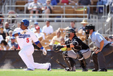 Glendale, AZ - March 08: Chicago White Sox v Los Angeles Dodgers - Alejandro De Aza Photographic Print by Christian Petersen