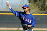 Surprise, AZ - February 23: Yu Darvish Workout - Yu Darvish Photographic Print by Norm Hall