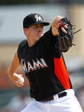 Jupiter, FL - March 07: New York Mets v Miami Marlins - Sean West Photographic Print by Sarah Glenn